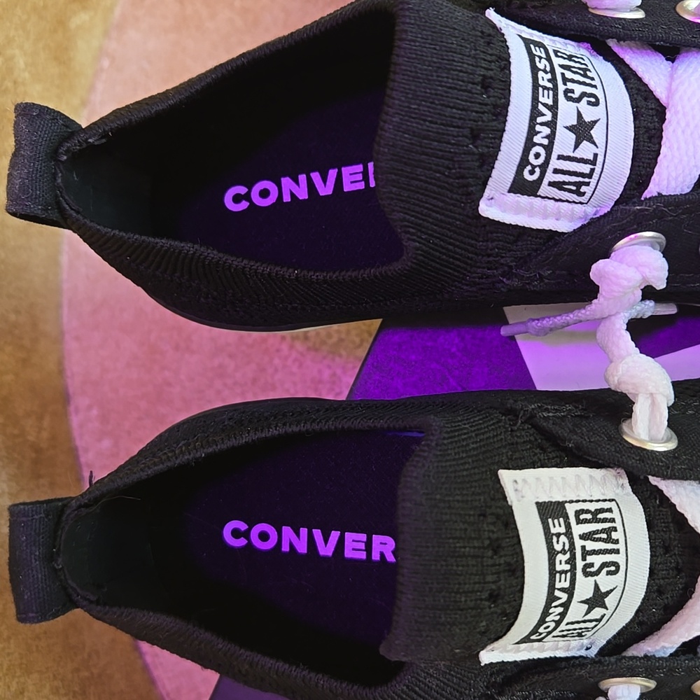 New in Box-Converse Kids (Unisex) Knit slip on-Size 2 Youth - Picture 12 of 13